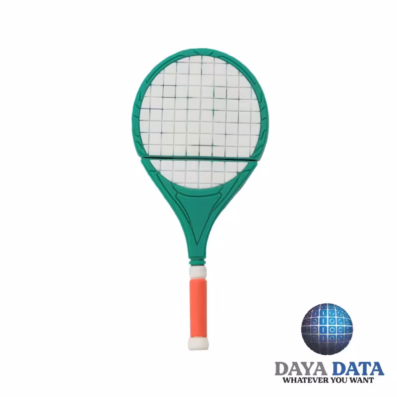 فلش مموری فانتزی دایا دیتا طرح راکت تنیس مدل PS1015-3 ظرفیت32GB -USB2 رنگ سبز