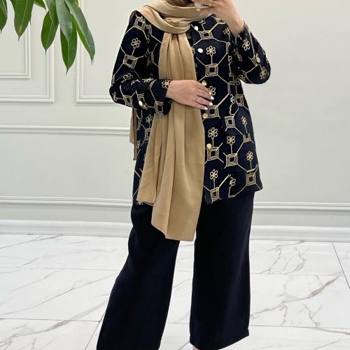 کت گلدوزی شده مناسب سایز 36 تا 44