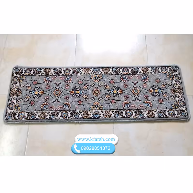فرش پله تکی طرح 700شانه افشان فیلی