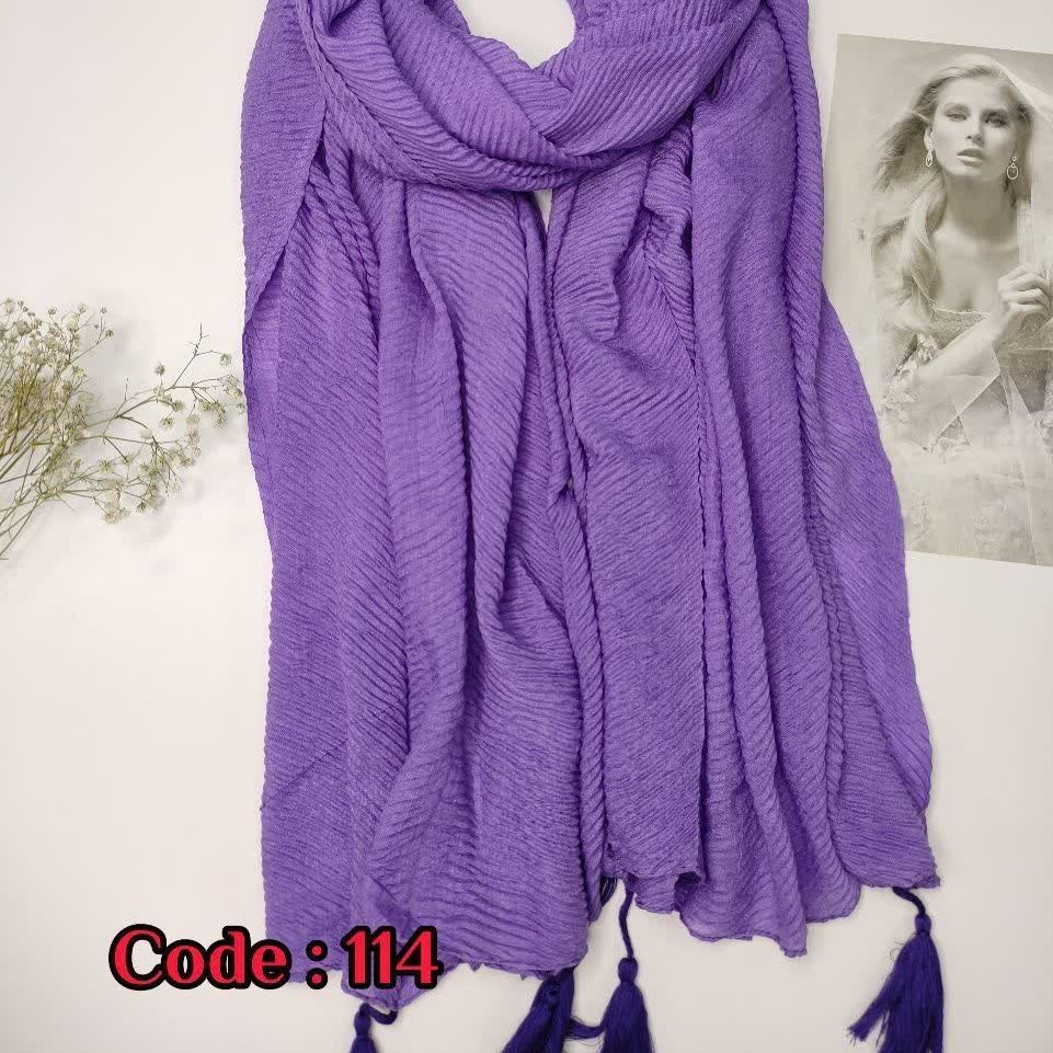 شال پلیسه سوپر نخ منگوله دار
لب ترکی
پارچه وارداتی
رنگ بندی 
قواره:90*2,35
