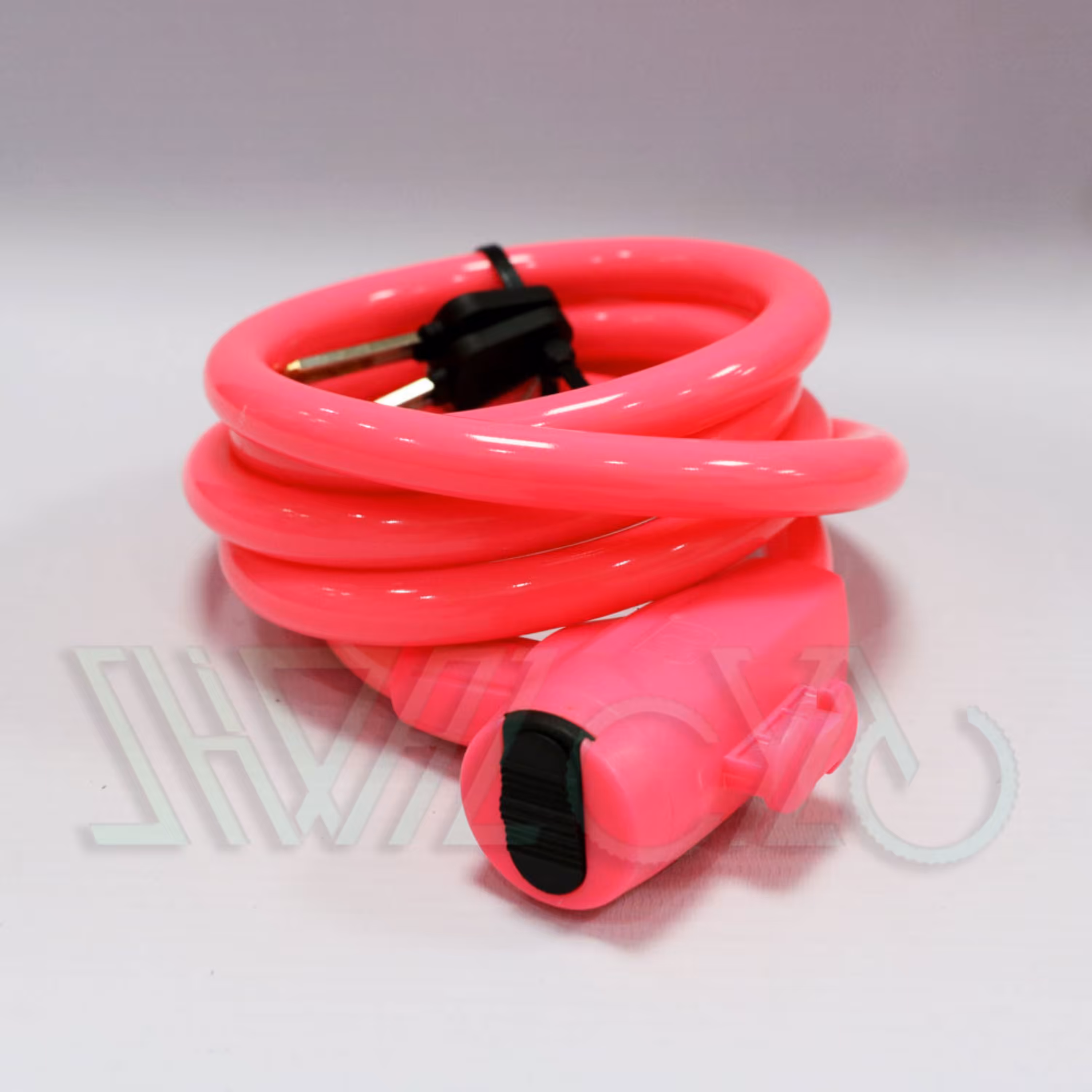 قفل دوچرخه کلیددار دبلیو - استاندارد -  - ضخامت 10 میلیمتر - صورتی