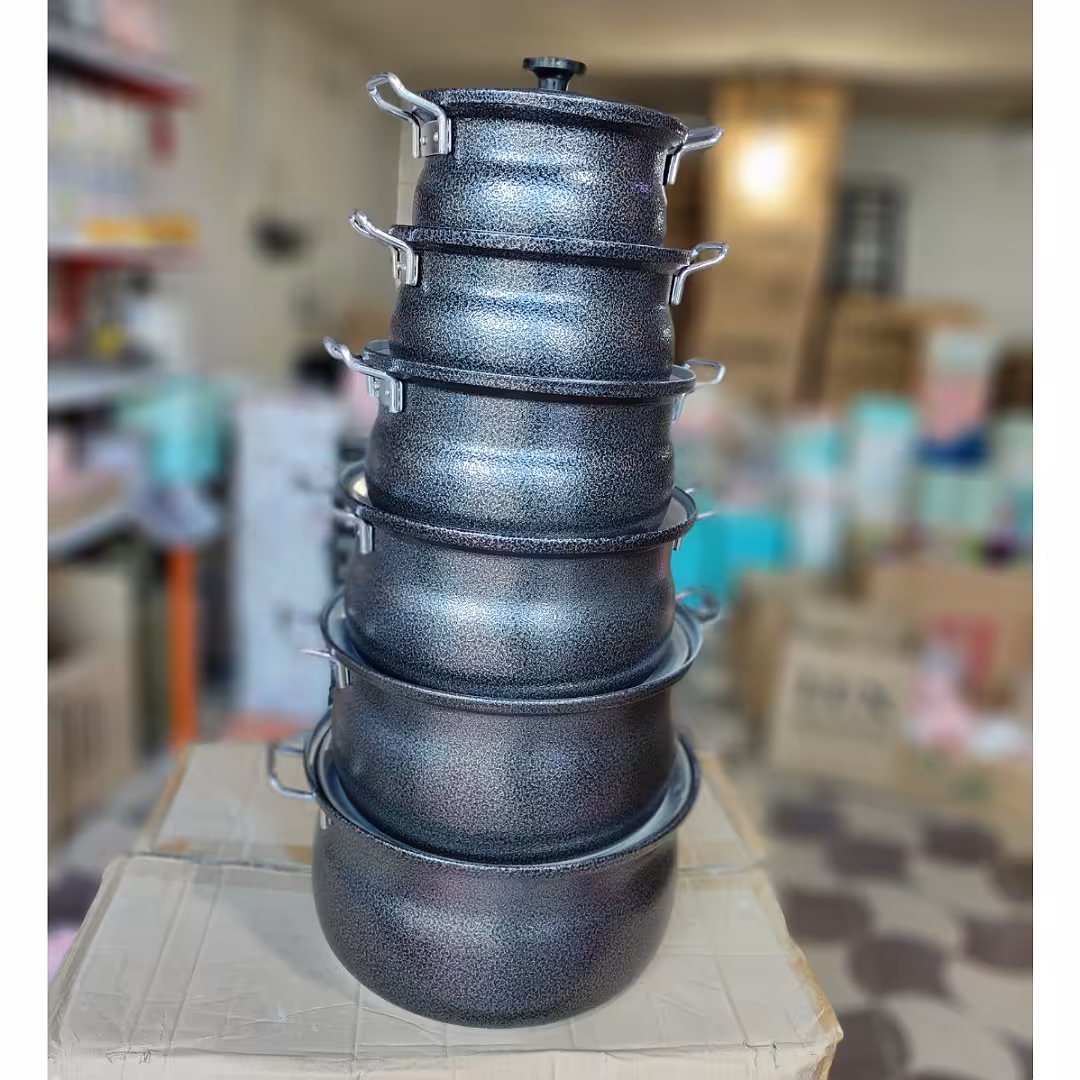 سرویس قابلمه روحی رنگی  بزرگ  (ارسال رایگان)