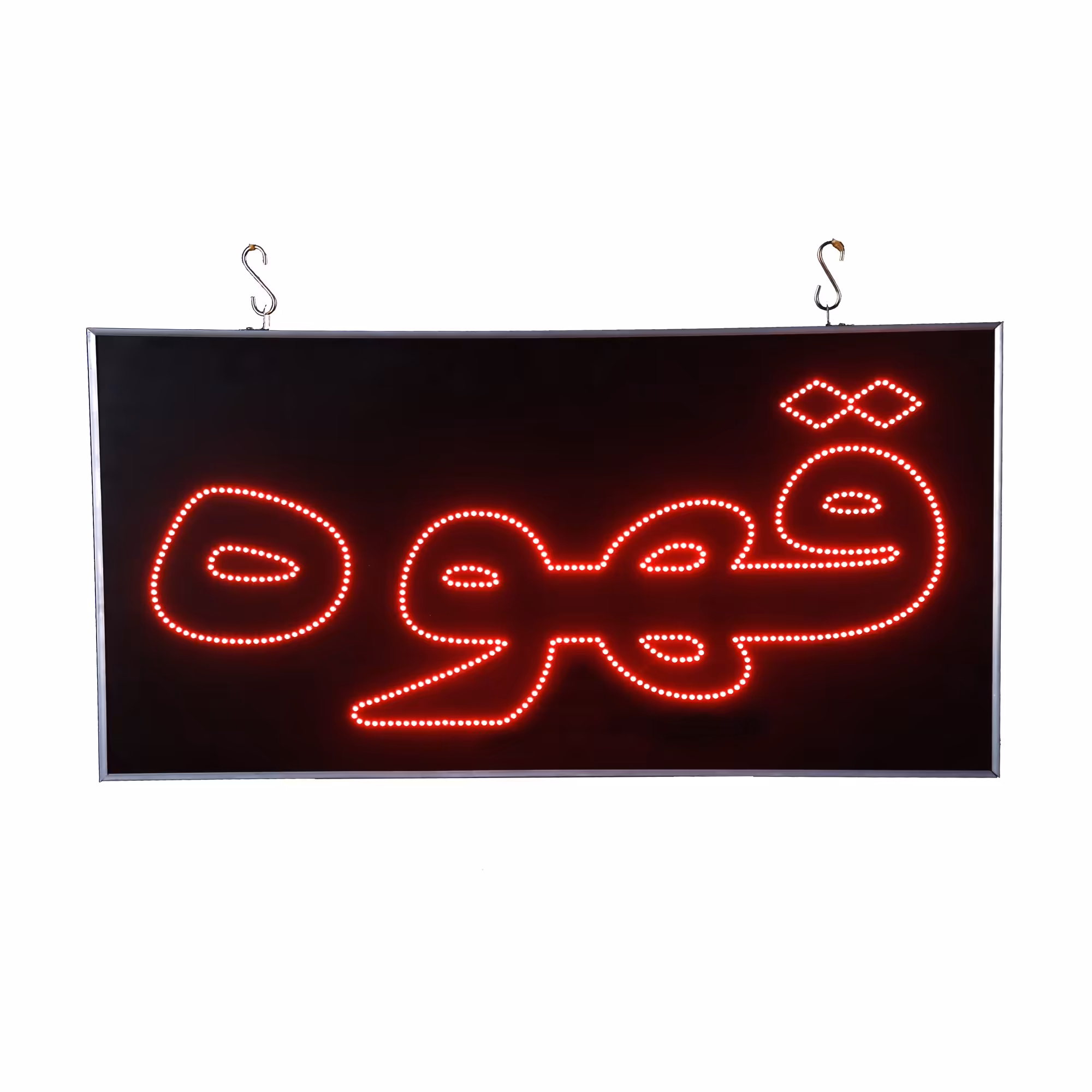 تابلو ال ای دی چشمکزن دوطرفه قهوه ضدآب 60 سانتی (پس کرایه)