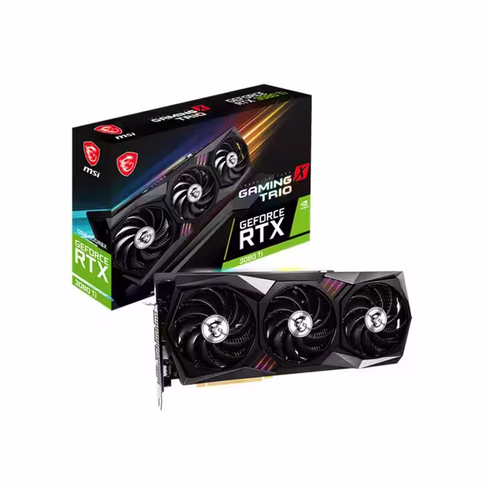 کارت گرافیک ام اس آی GeForce RTX 3080 Ti GAMING X TRIO 12G LHR