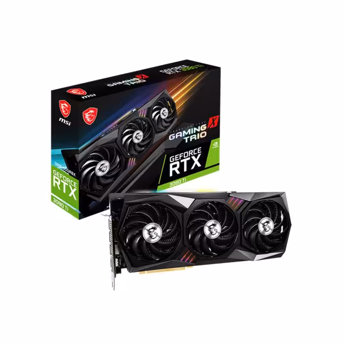 کارت گرافیک ام اس آی GeForce RTX 3080 Ti GAMING X TRIO 12G LHR
