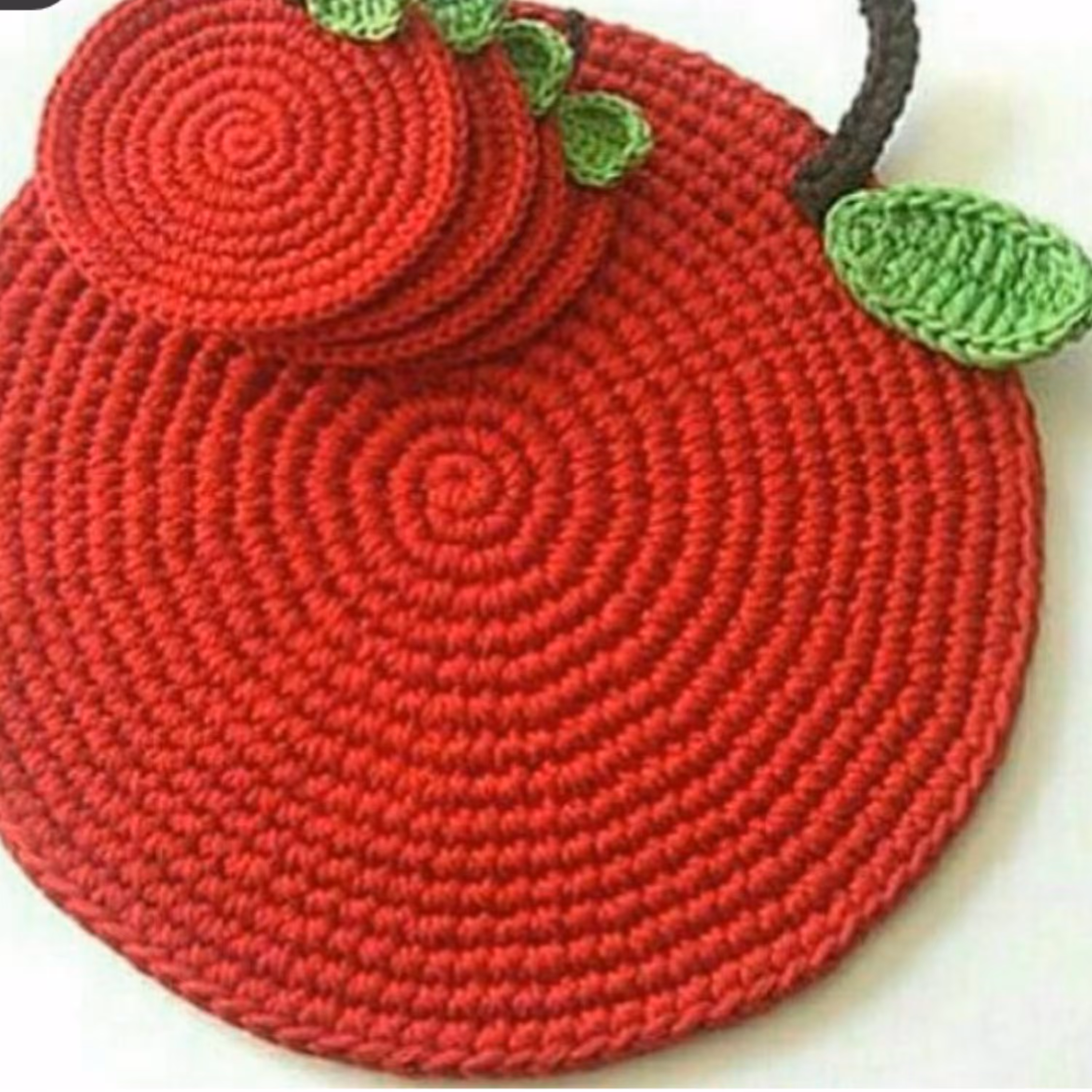 پک 6تایی زیر لیوانی و زیر بشقابی بافتنی