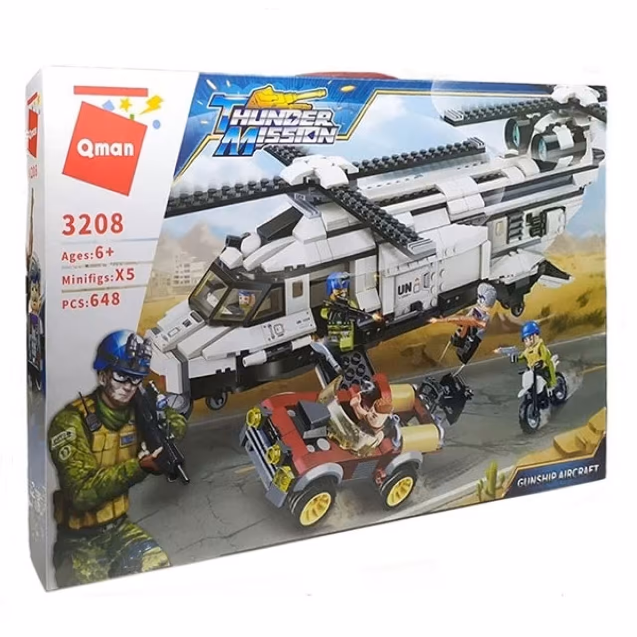 ساختنی کیومن مدل Thunder Mission کد 3208