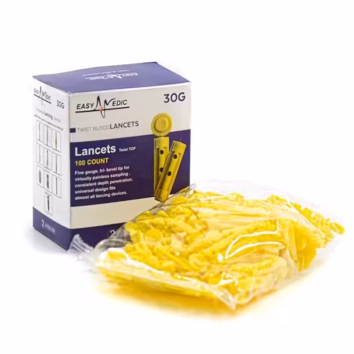 سوزن خونگیری ( لانست ) ایزی مدیک 4 پر  بسته 100 عددی