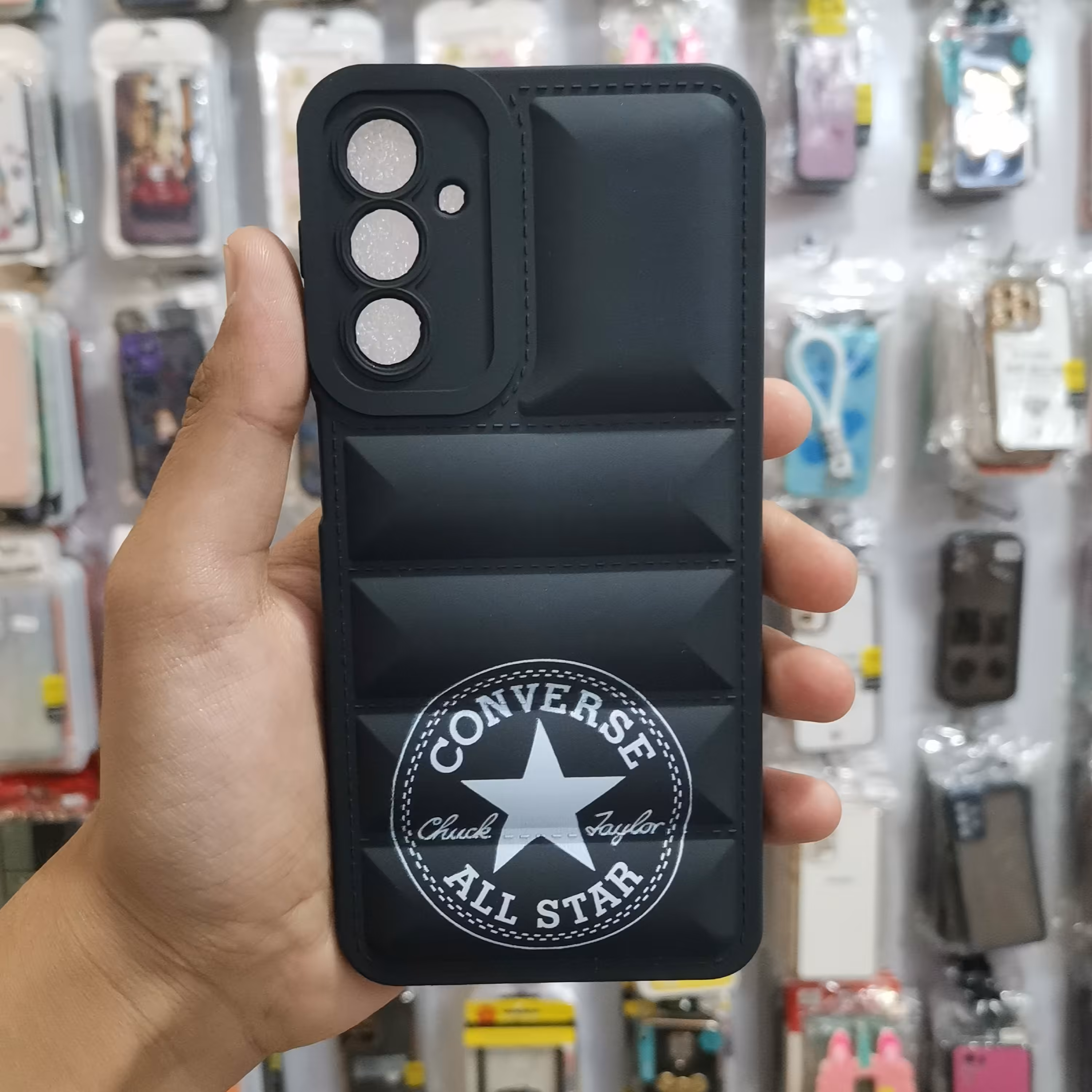 قاب و گارد پافر اصلی طرح کانواس  مناسب برای سامسونگ a24 و A24