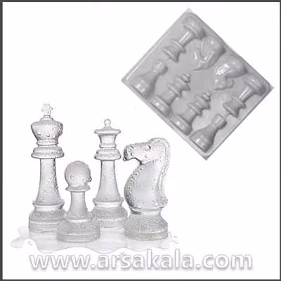 قالب یخ مهره شطرنج