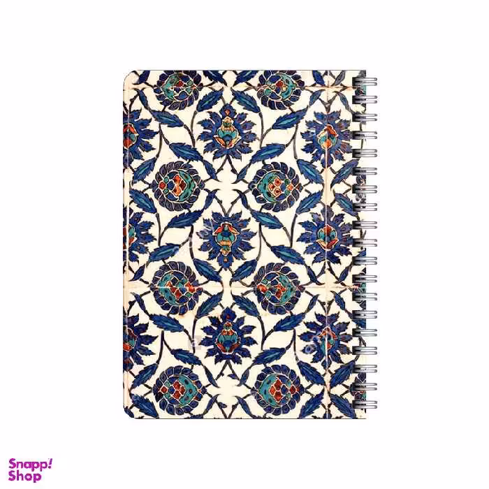 دفترچه یادداشت 80 برگ بامبیلیپ مدل چوبی طرح پترن کاشی&nbsp; کد 8464842