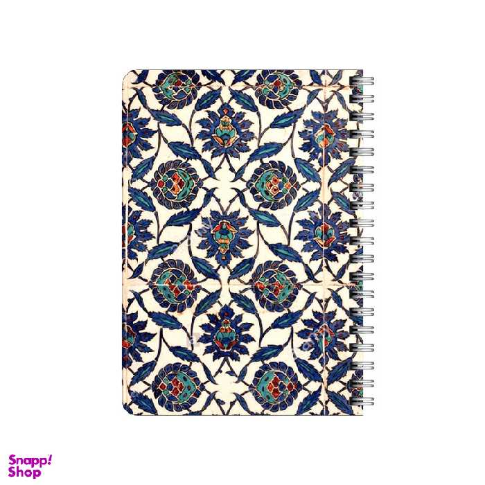 دفترچه یادداشت 80 برگ بامبیلیپ مدل چوبی طرح پترن کاشی&nbsp; کد 8464842