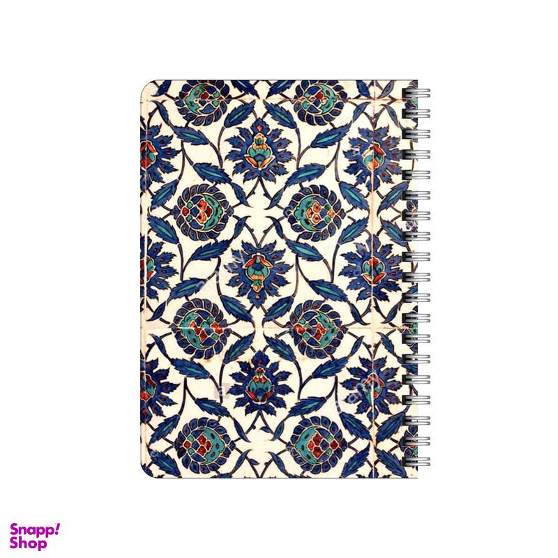 دفترچه یادداشت 80 برگ بامبیلیپ مدل چوبی طرح پترن کاشی&nbsp; کد 8464842