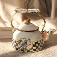 کتری دسته کریستالی golden bird