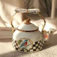 کتری دسته کریستالی golden bird