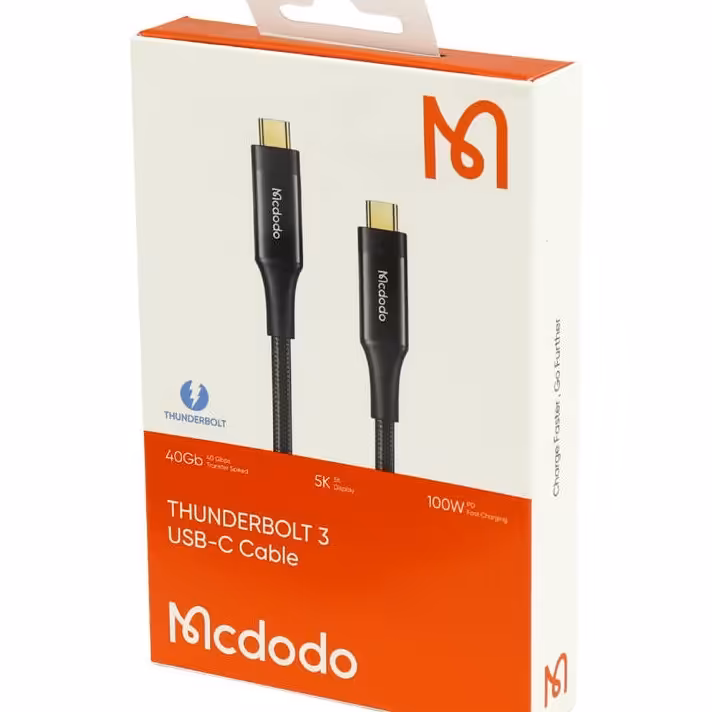 کابل Type C مک دودو Mcdodo CA-8760 داری طول 0.8 متر توان 5 آمپر