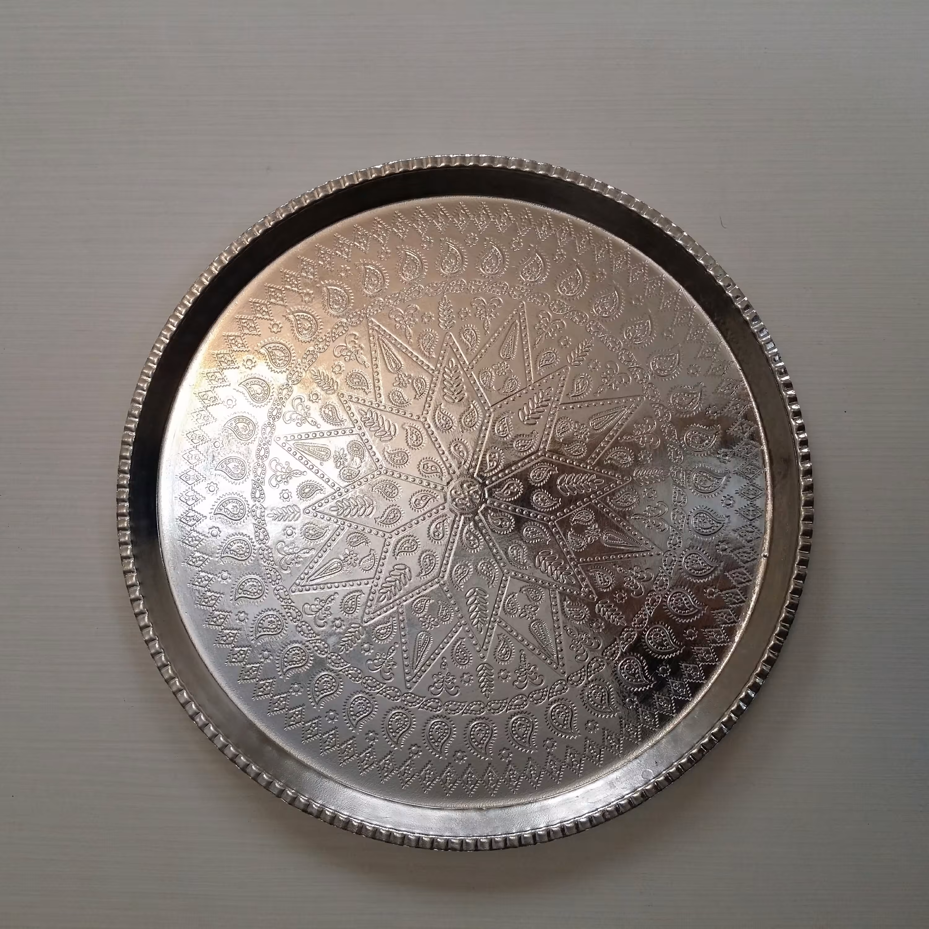 سینی مسی قطر 23cm