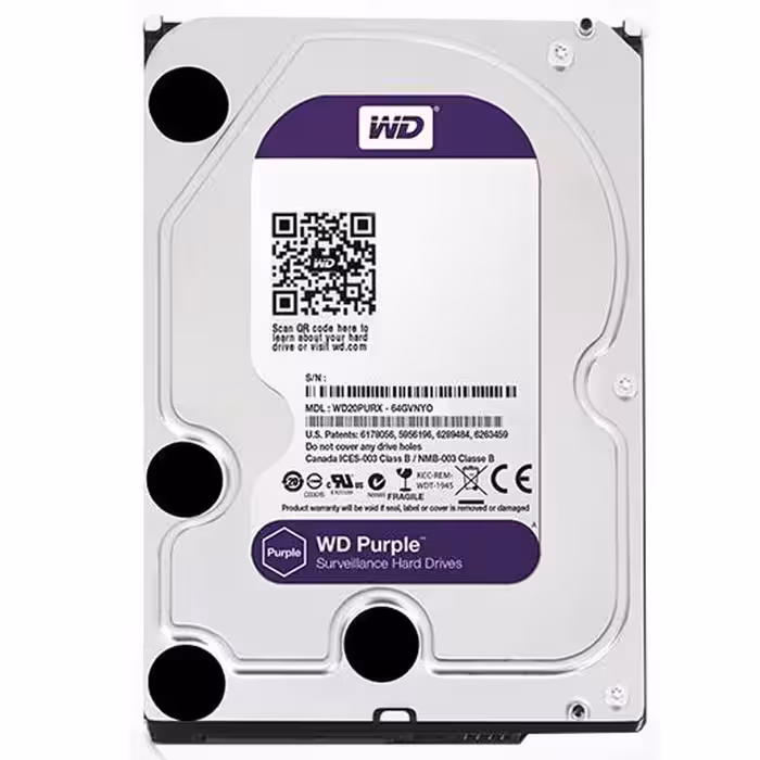 هارددیسک اینترنال وسترن دیجیتال مدل  WD 6TB PURPLE