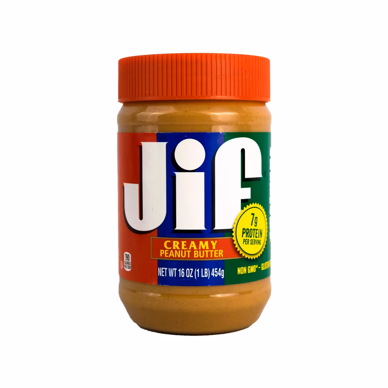 کره بادام زمینی کرمی 454 گرم جیف - jif