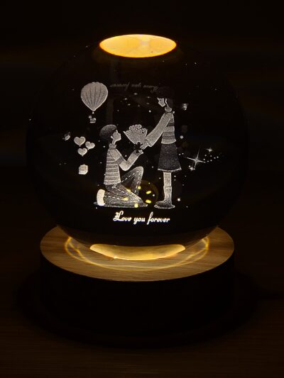 چراغ خواب گوی کریستالی