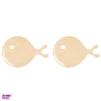 گوشواره طلا 18 عیار رزا مدل EG30