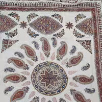 عمده فروشی سفره قلم کاری سایز 140در 2 طرح پته جقه