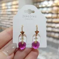 گوشواره نگین سواروفسکی