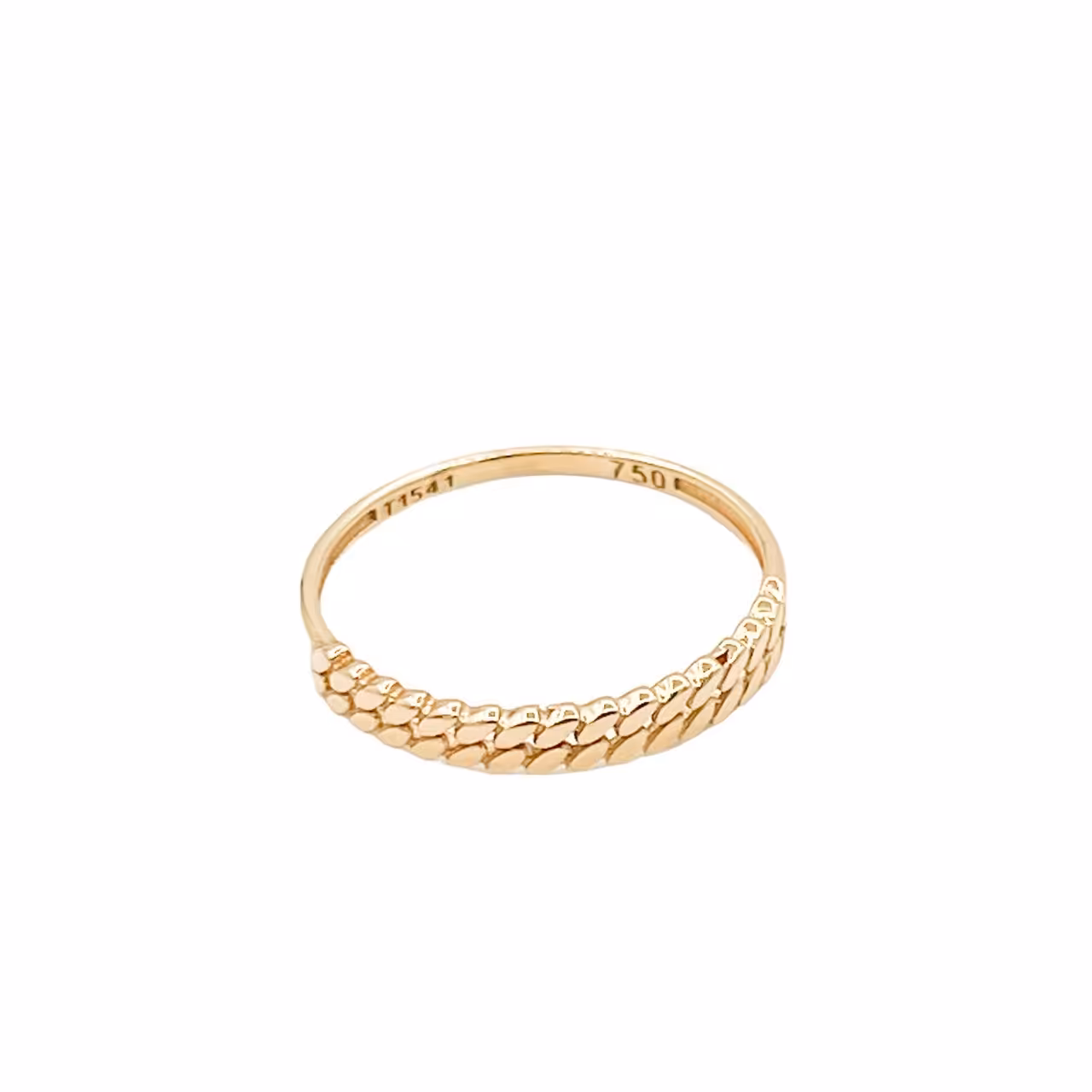 انگشتر طلای 18 عیار طرح مینیمال کد A025