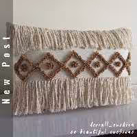 کاور کوسن پانچدوزی ریشه دار  2 عدد