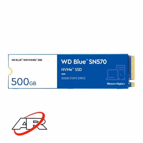 حافظه اس اس دی وسترن دیجیتال مدل M.2 NVMe SN570 BLUE ظرفیت 500 گیگابایت