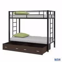 تخت خواب فلزی دو طبقه DS مدل S17