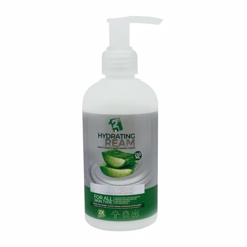 کرم مرطوب کننده مدل آلوئه ورا AloeVera برند 121 حجم 250 میل