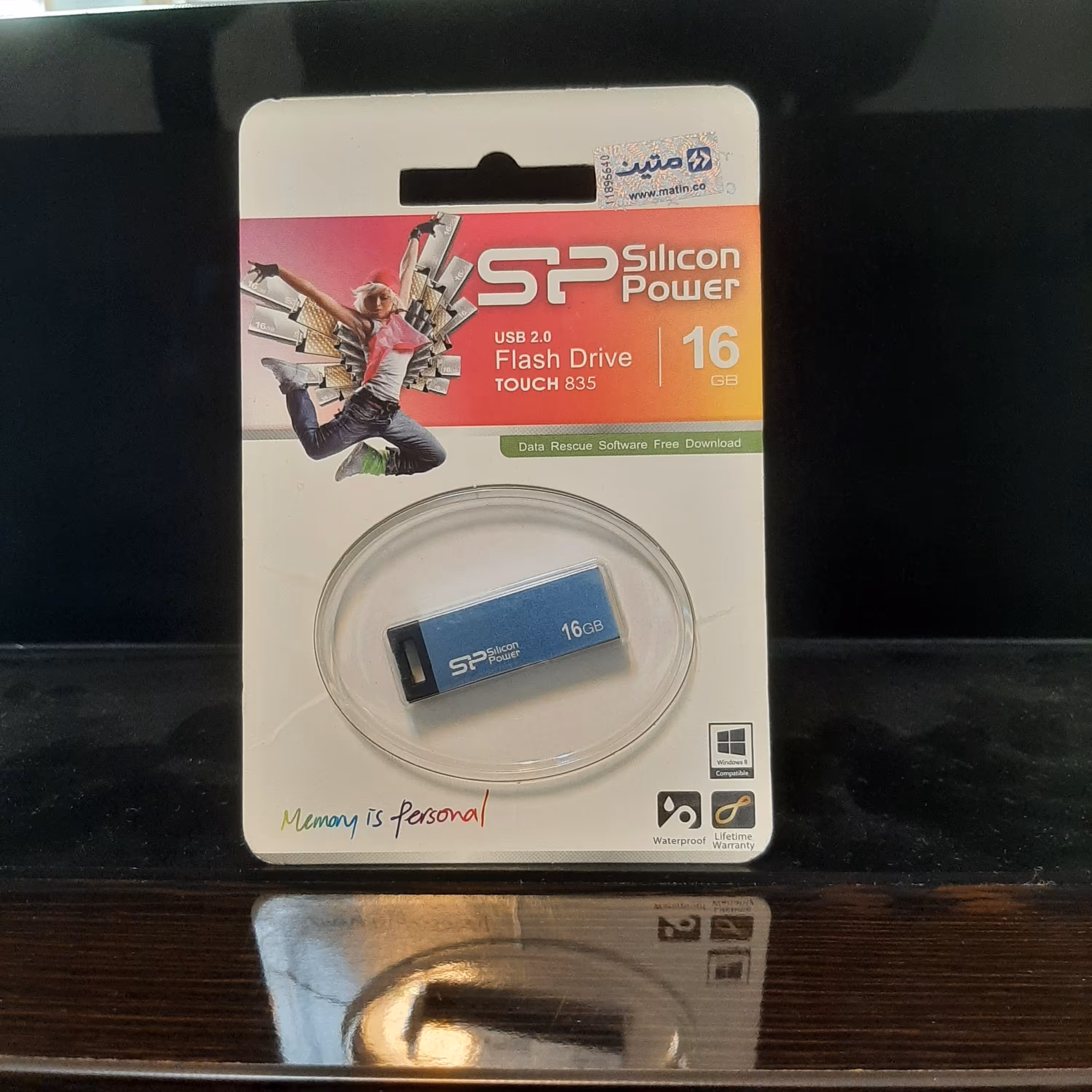 فلش مموری Silicon Power مدل Touch 835 ظرفیت 16 گیگابایت