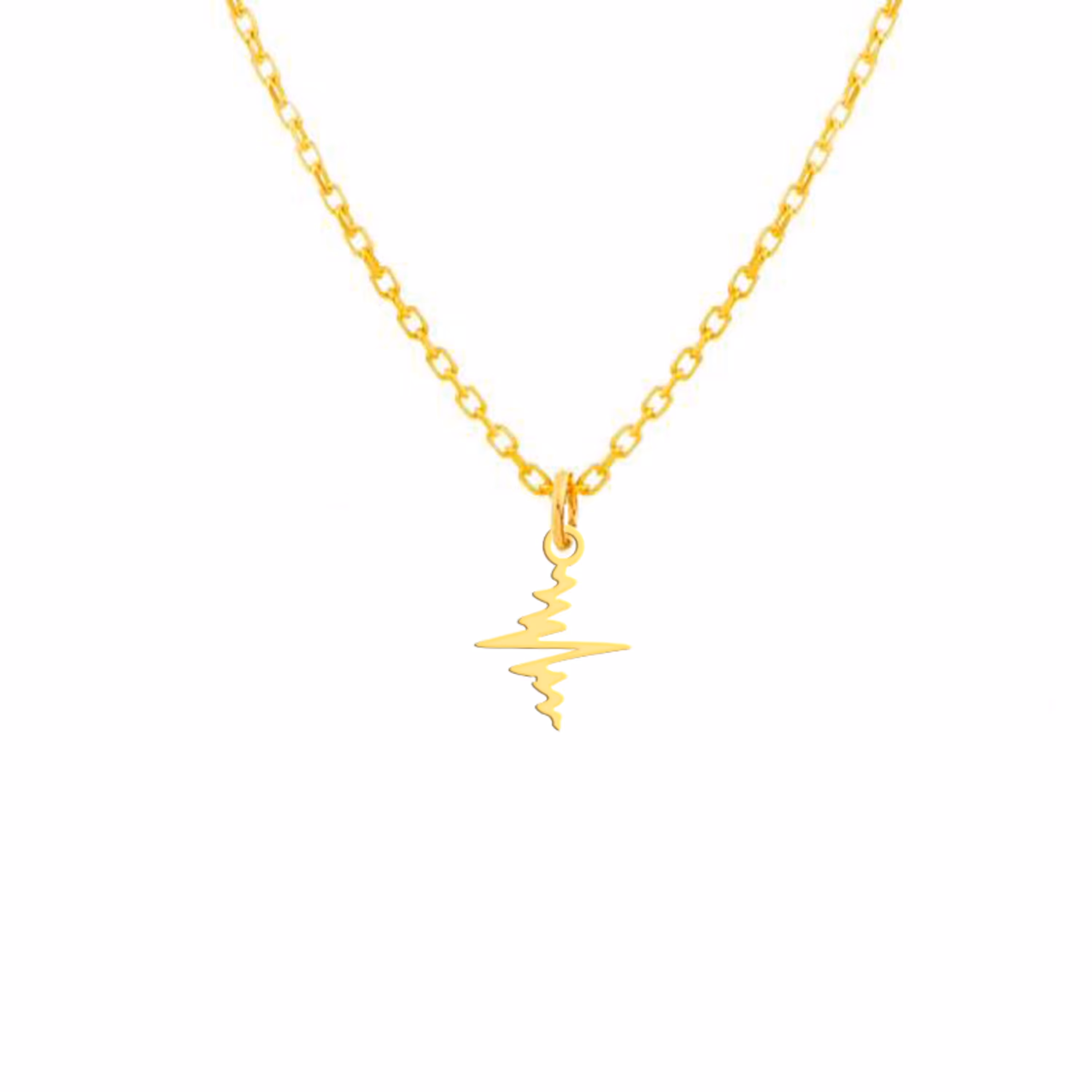 گردنبند استیل هایکا گالری طرح ضربان کد ha28