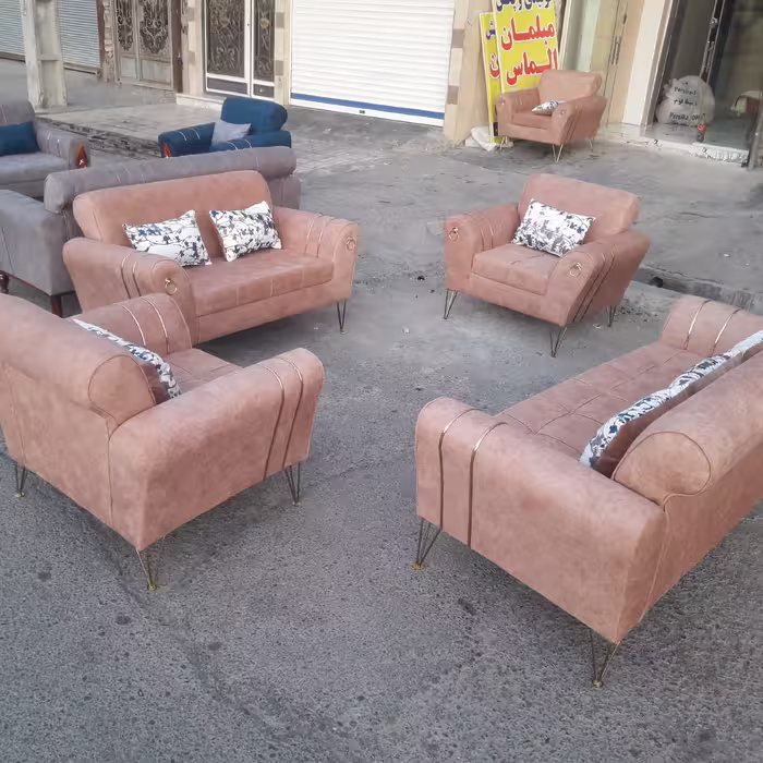 مبل راحتی اسکارلت ست 7 نفره با بیش از 30‌رنگ در سایز استاندارد