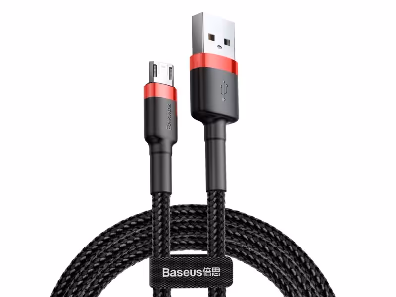 کابل شارژ و انتقال داده میکرو یو اس بی بیسوس Baseus Cafule Micro USB Cable 3m
