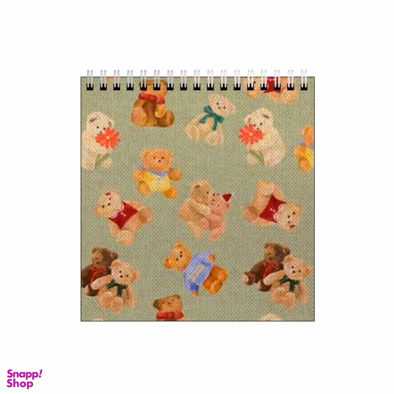 دفتر طراحی بامبیلیپ طرح خرس گل گلی کد 6209543