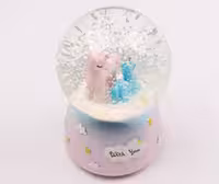 گوی موزیکال چراغ دار اسب تک شاخ