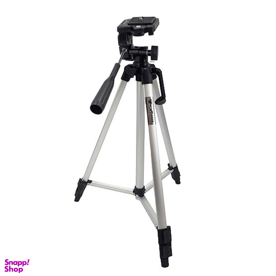 سه پایه دوربین ویفینگ مدل WT-330A به همراه گیره نگهدارنده