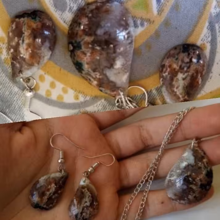 نیم ست عقیق