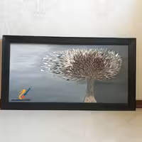 تابلودرخت اینه کاری ابعاد 110در60