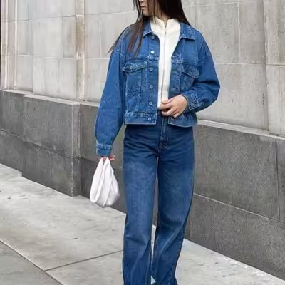 ست جین دو تیکه