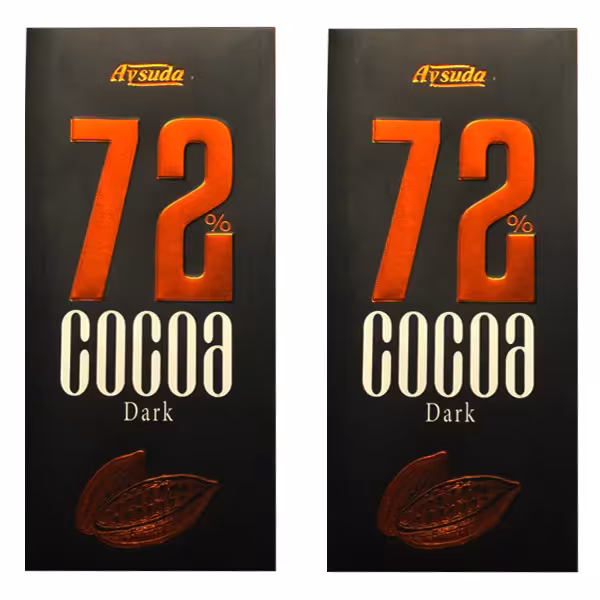 شکلات تلخ 72 درصد آی سودا - 85 گرم بسته 2 عددی