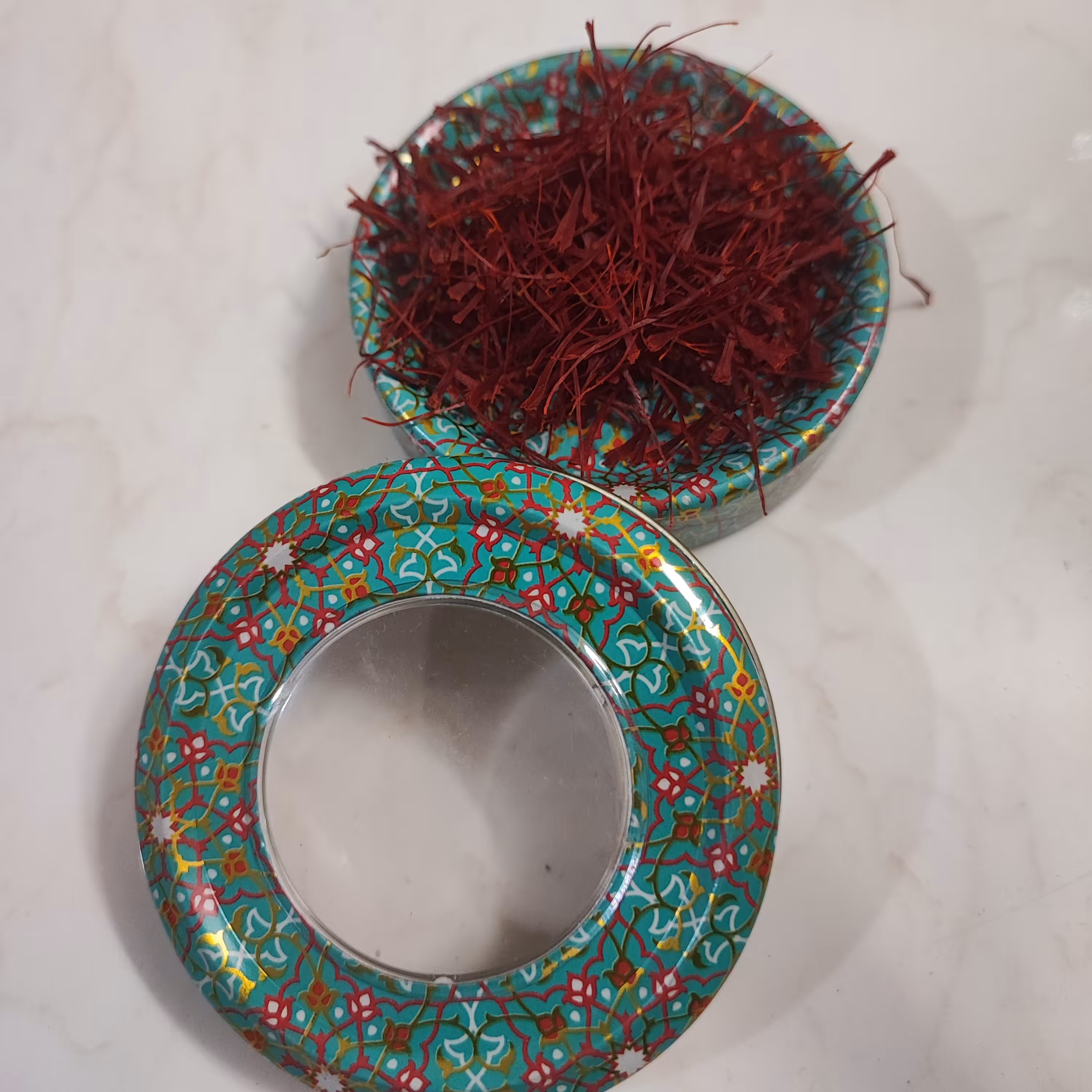 زعفران اتویی ظرف خاتم 