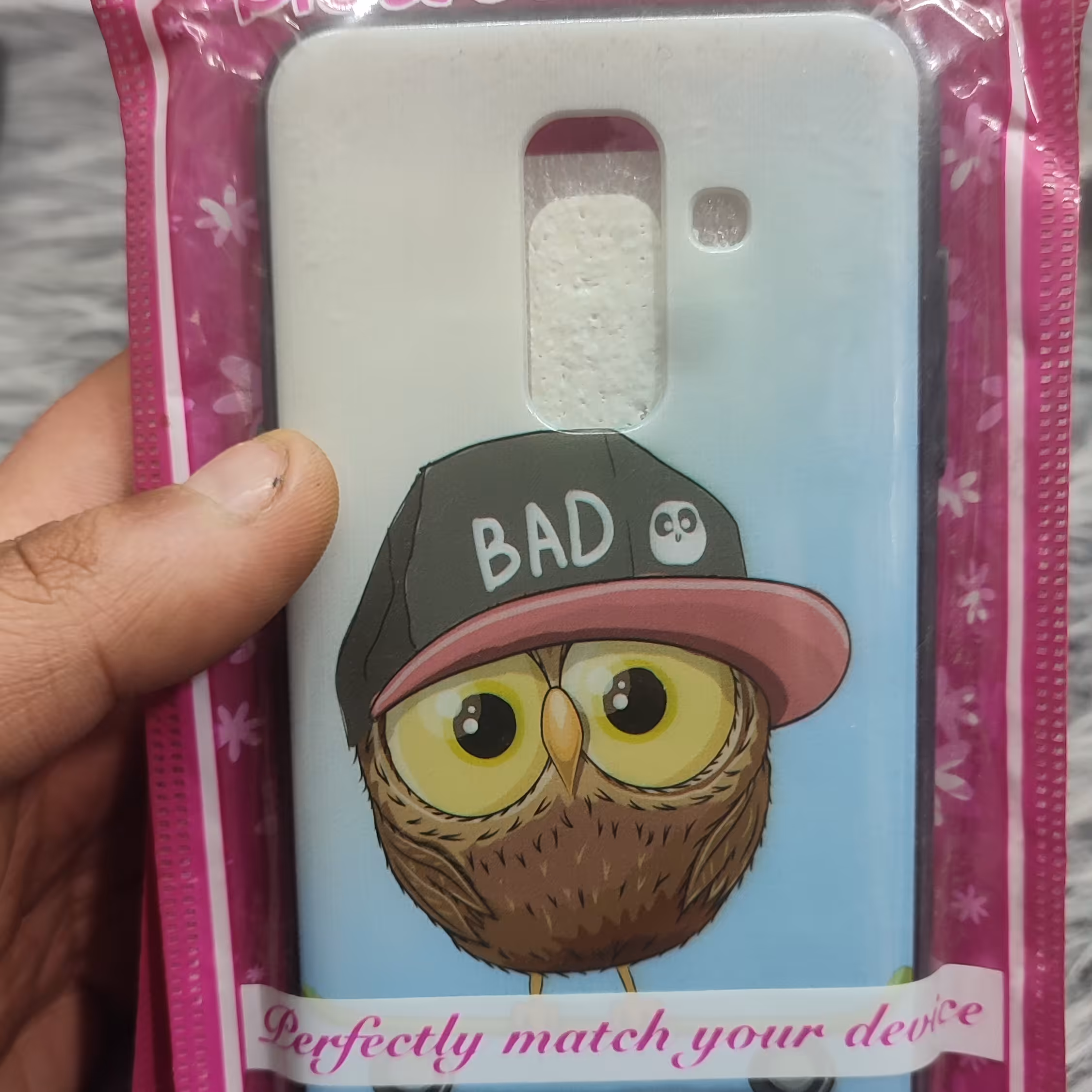 گارد  گوشی جغد کلاه دار SAMSUNG A6 PLUS J8