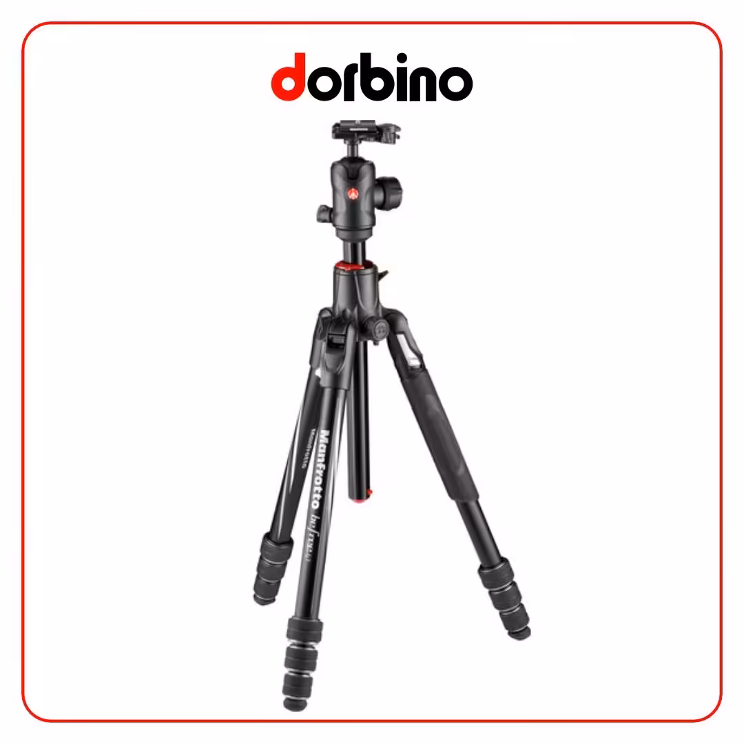 سه پایه عکاسی مانفرتو Manfrotto Befree GT XPRO Aluminum Travel Tripod with 496 Center Ball Head - فروشگاه دوربین دوربینو