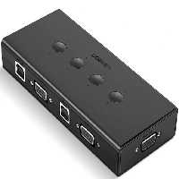 KVM سوئیچ 4 پورت VGA با پورت USB یوگرین مدل 50280 CM154