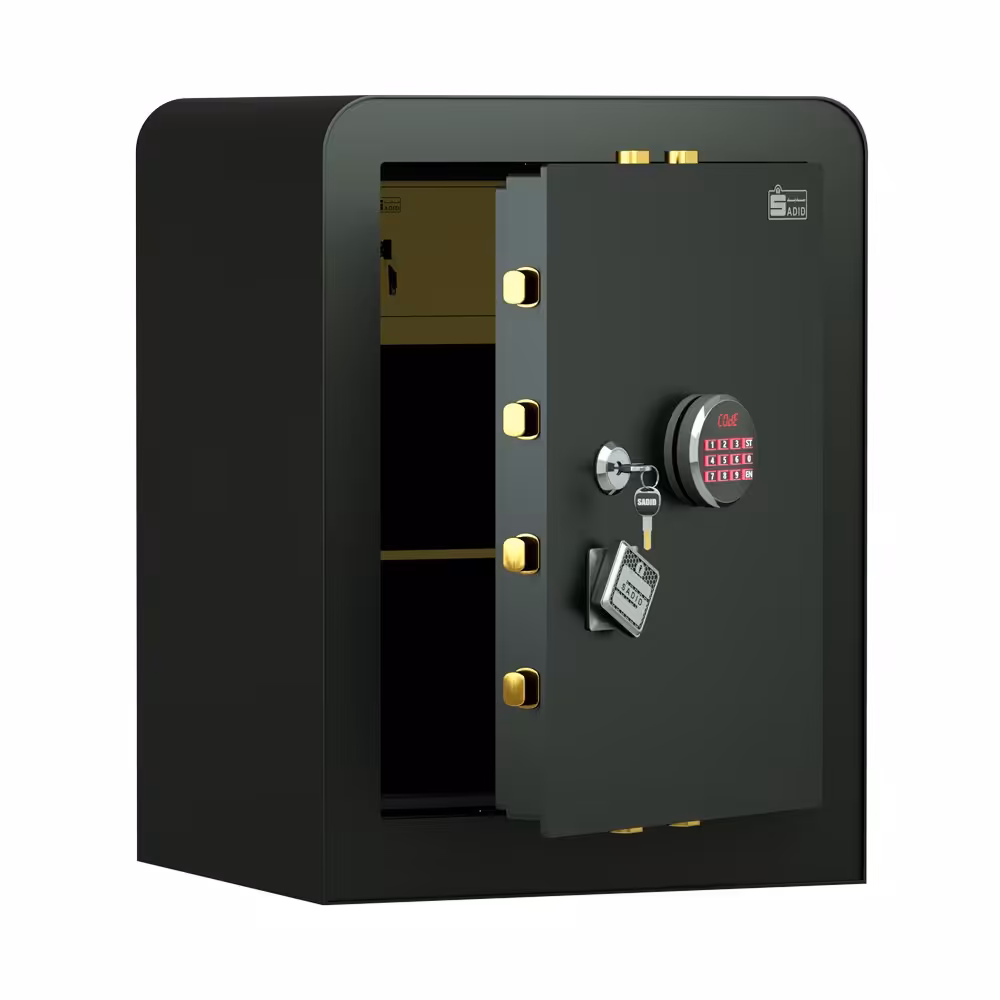 گاوصندوق نسوز و ضدسرقت سدید مدل 700pro پلاس با قفل دیجیتال حرفه ای رنگ مشکی