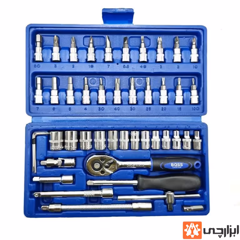 جعبه بکس و آچار 46 پارچه کریتور