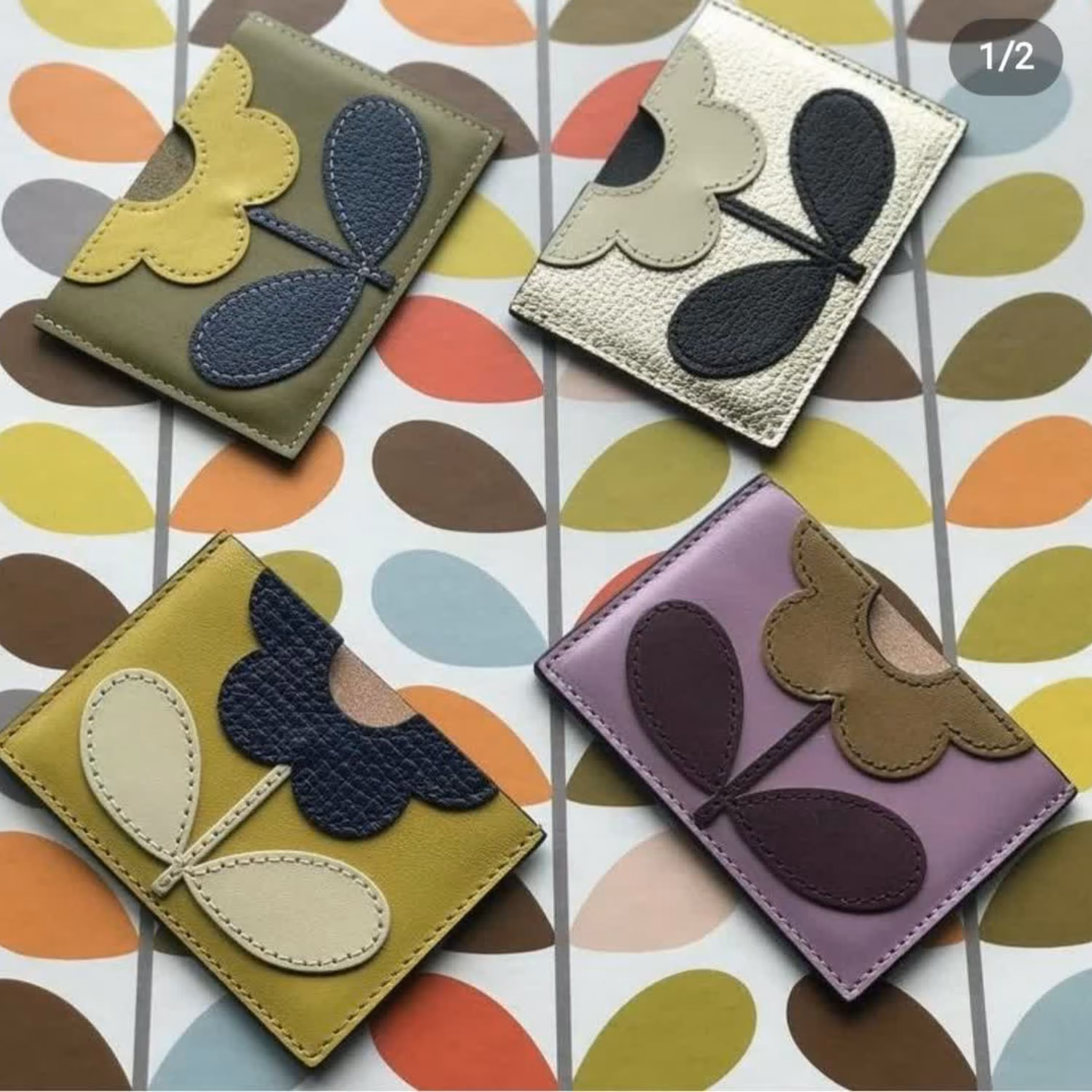 جاکارتی چرمی دست دوز طرح گل